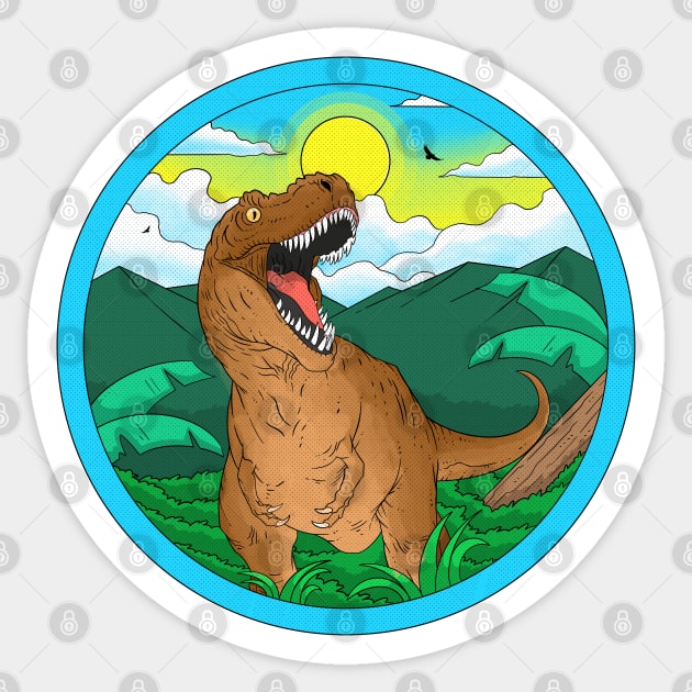 Jurrasic Era Sticker by Artthree Studio